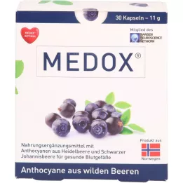 MEDOX Capsule di antociani da bacche selvatiche, 30 pz