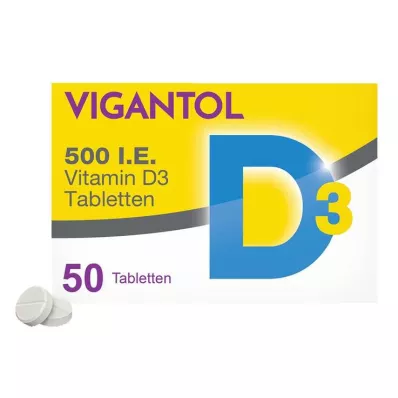VIGANTOL Compresse di vitamina D3 da 500 U.I., 50 pz