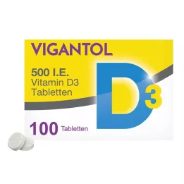 VIGANTOL Compresse di vitamina D3 da 500 U.I., 100 pz