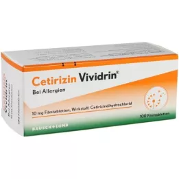 CETIRIZIN Vividrin 10 mg compresse rivestite con film, 100 pz