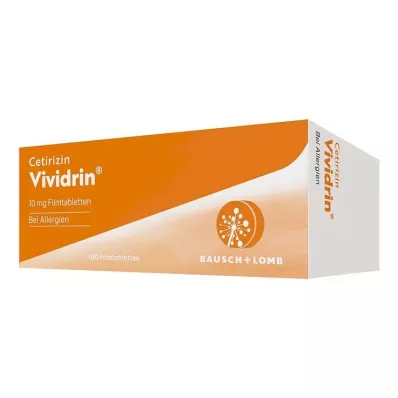 CETIRIZIN Vividrin 10 mg compresse rivestite con film, 100 pz