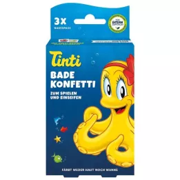 TINTI Coriandoli da bagno 3-pack, 3X6 g