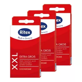 RITEX XXL Confezione di preservativi, 24 pezzi