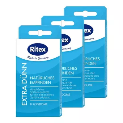 RITEX pacchetto di preservativi extra sottili, 24 pezzi