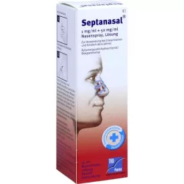 SEPTANASAL 1 mg/ml + 50 mg/ml spray nasale, 10 ml