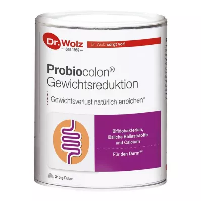 PROBIOCOLON Riduzione del peso della polvere Dr.Wolz, 315 g