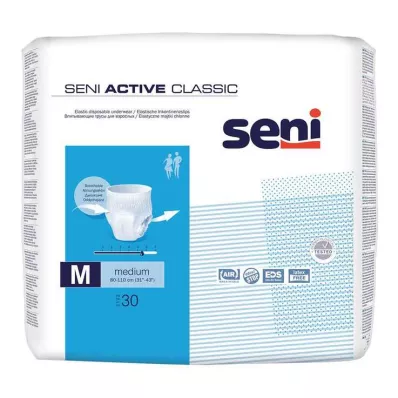 SENI Active Classic Slip per incontinenza monouso M, 30 pz