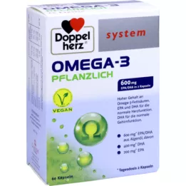 DOPPELHERZ Omega-3 sistema vegetale in capsule, 60 pz