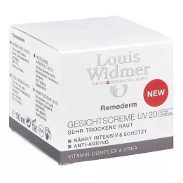 WIDMER Crema viso Remederm UV 20 non profumata, 50 ml