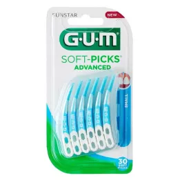 GUM Soft-Picks Advanced piccolo, 30 St