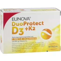 EUNOVA DuoProtect D3+K2 1000 I.E./80 μg Capsule, 30 pz