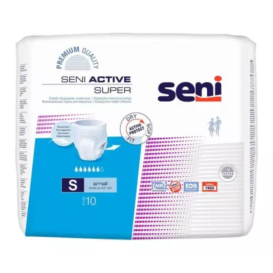 Slip per superincontinenza Seni Active Taglia unica S, 10 pz Slip per superincontinenza Seni Active Taglia unica S, 10 pz
