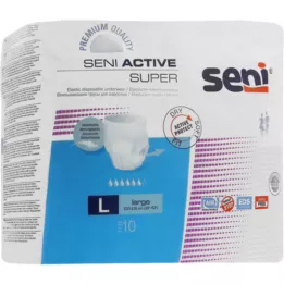 SENI Active Super Slip per incontinenza monouso L, 10 pz