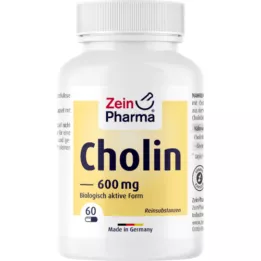 CHOLIN 600 mg puro da bitartrato veg.capsule, 60 pz