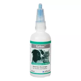 EPIBAC detergente auricolare alcalino per cani/gatti, 100 ml