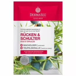 DERMASEL Sale da bagno del Mar Morto dorso &amp; Spalla, 80 g