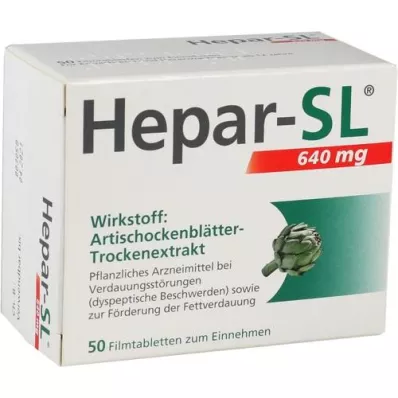 HEPAR-SL 640 mg compresse rivestite con film, 50 pz