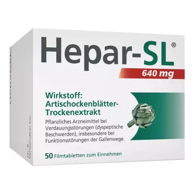 HEPAR-SL 640 mg compresse rivestite con film, 50 pz