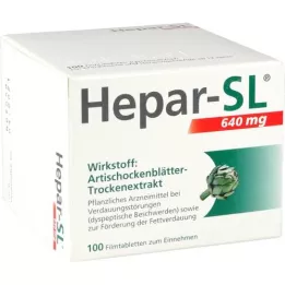 HEPAR-SL 640 mg compresse rivestite con film, 100 pz