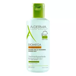 A-DERMA EXOMEGA CONTROL Gel detergente 2in1, 200 ml