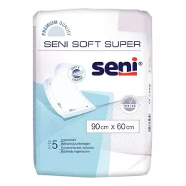 SENI Cuscino di protezione per letto Soft Super 90x60 cm, 5 pz
