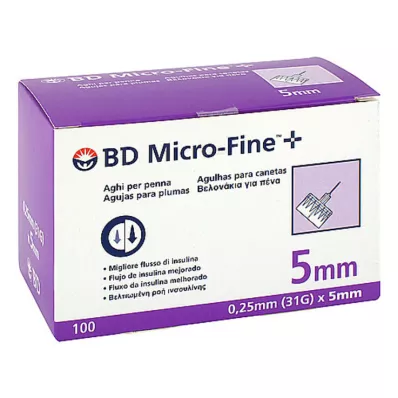 BD MICRO-FINE+ Aghi per penna 0,25x5 mm, 100 pz BD MICRO-FINE+ Aghi per penna 0,25x5 mm, 100 pz