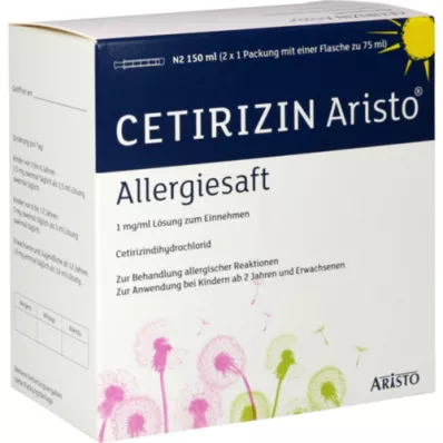 CETIRIZIN Aristo Allergy Juice 1 mg/ml Soluzione orale, 150 ml