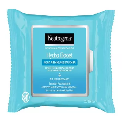 NEUTROGENA Salviette detergenti Hydro Boost Aqua, 25 pezzi