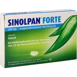 SINOLPAN forte 200 mg capsule molli rivestite entericamente, 21 pz