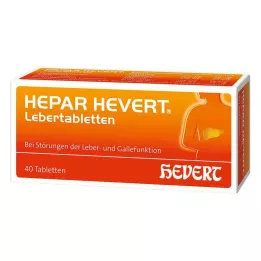 HEPAR HEVERT Compresse di fegato, 40 pz