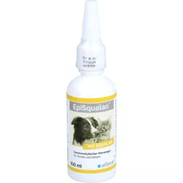 EPISQUALAN Detergente auricolare per cani/gatti, 1 x 100 ml