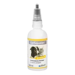 EPISQUALAN Detergente auricolare per cani/gatti, 1 x 100 ml