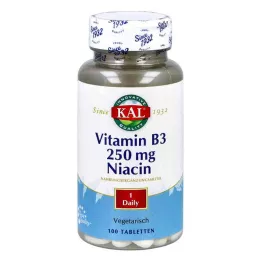 VITAMIN B3 NIACIN compresse da 250 mg, 100 pz