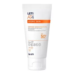 LETI Crema viso AT4 Defense SPF 50+, 50 ml