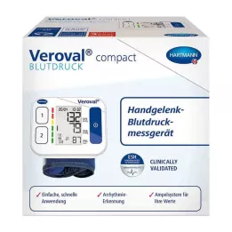 VEROVAL misuratore di pressione compatto da polso, 1 pz