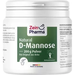 NATURAL D-Mannosio da betulla ZeinPharma in polvere, 200 g