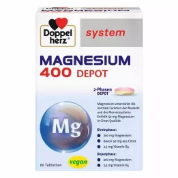 DOPPELHERZ Magnesio 400 compresse del sistema Depot, 60 pezzi