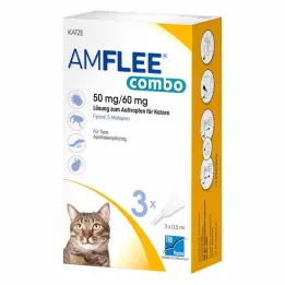 AMFLEE combo 50/60mg Soluzione orale per gatti, 3 pz