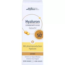 HYALURON SONNENPFLEGE Crema viso LSF 50+ colorata, 50 ml