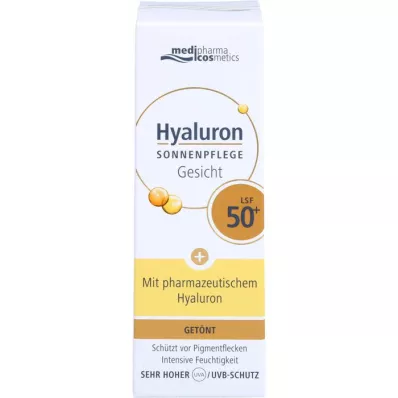 HYALURON SONNENPFLEGE Crema viso LSF 50+ colorata, 50 ml