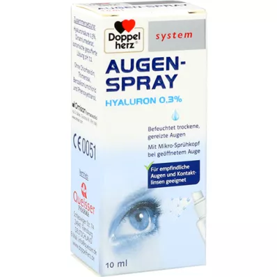 DOPPELHERZ Spray oculare sistema ialuronico 0,3%, 10 ml