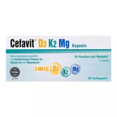 Cefavit D3 K2 Mg capsule rigide, 60 pezzi