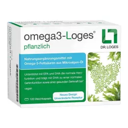 Capsule vegetali OMEGA3-Loges, 120 pezzi