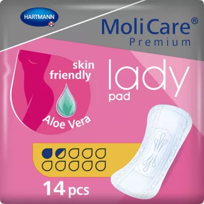 MOLICARE Cuscinetto Premium Lady 1,5 gocce, 14 pezzi