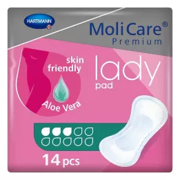 MOLICARE Cuscinetto Premium Lady 3 gocce, 14 pezzi