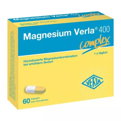 MAGNESIUM VERLA 400 capsule, 60 pezzi MAGNESIUM VERLA 400 capsule, 60 pezzi
