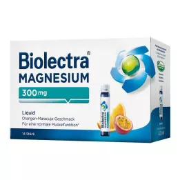 BIOLECTRA Magnesio 300 mg liquido, 14 pezzi