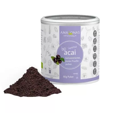 ACAI 100% polvere organica senza coadiuvanti, 80 g