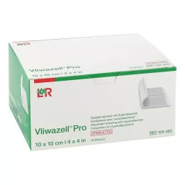 VLIWAZELL Pro superabsorb.compress.sterile 10x10 cm, 10 pz