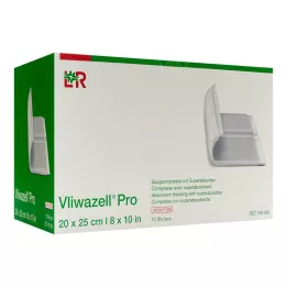 VLIWAZELL Pro superabsorb.compress.sterile 20x25 cm, 10 pz